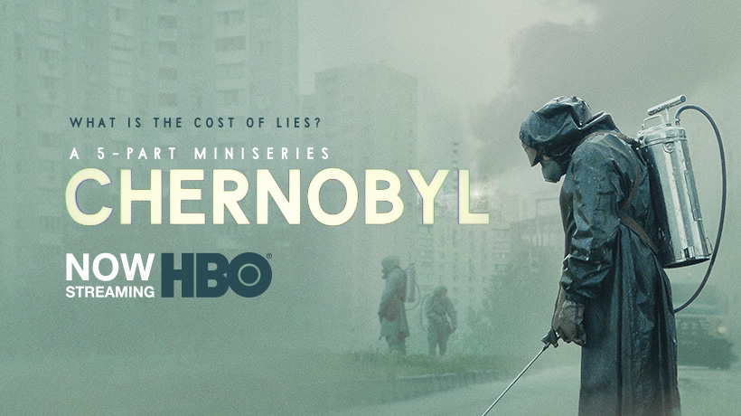 Promotional poster for the HBO miniseries "Chernobyl."