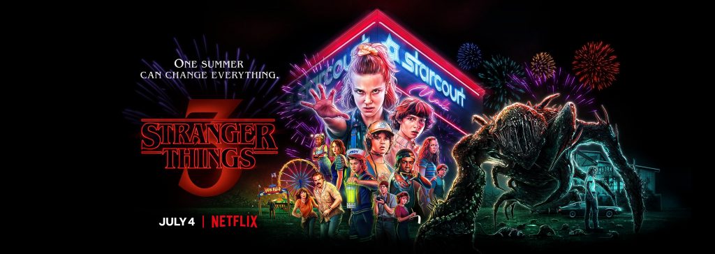 Promotional poster for the television show Stranger Things