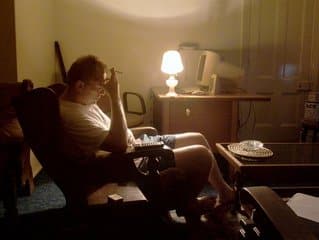 man with seasonal affective disorder