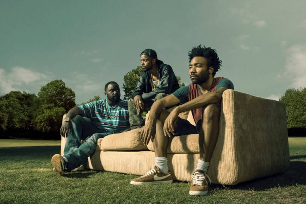 Atlanta, FX, people sitting on a couch