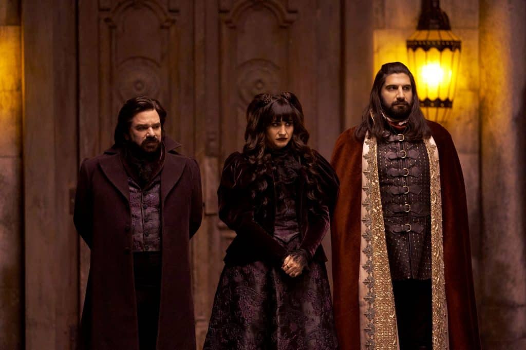 What We Do In The Shadows, a group of people standing