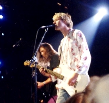 Kurt performing with Nirvana in the late 90's