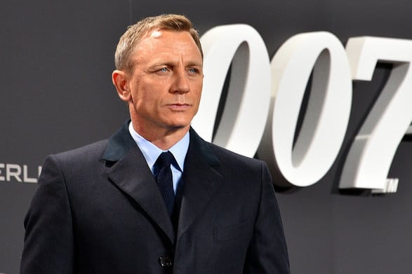 Daniel Craig on the movie premiere of Spectre.