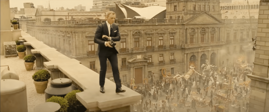 James Bond in Spectre.