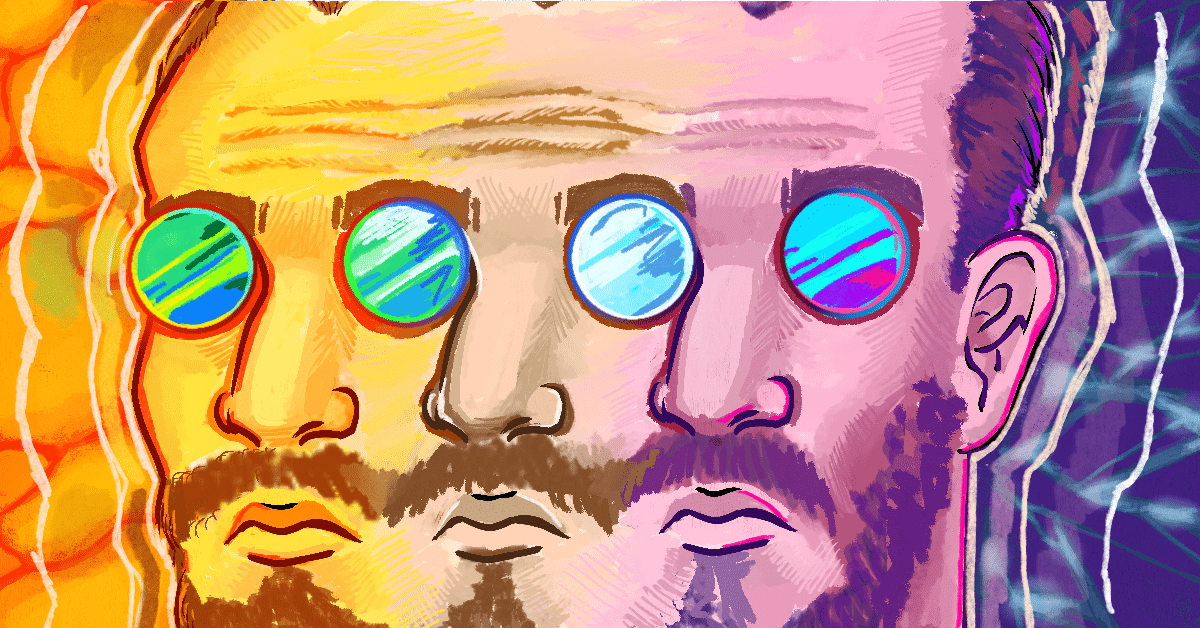 Portraits Drawn During an Experiment Involving the Effect of Drugs in the 1950s