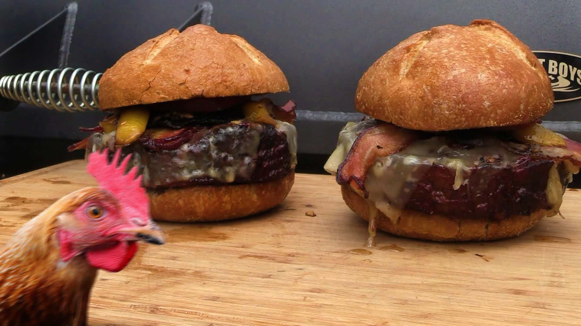 Video Watch The q Pit Boys Grill Up Some Smoked Whiskey Cheeseburgers Trill Magazine