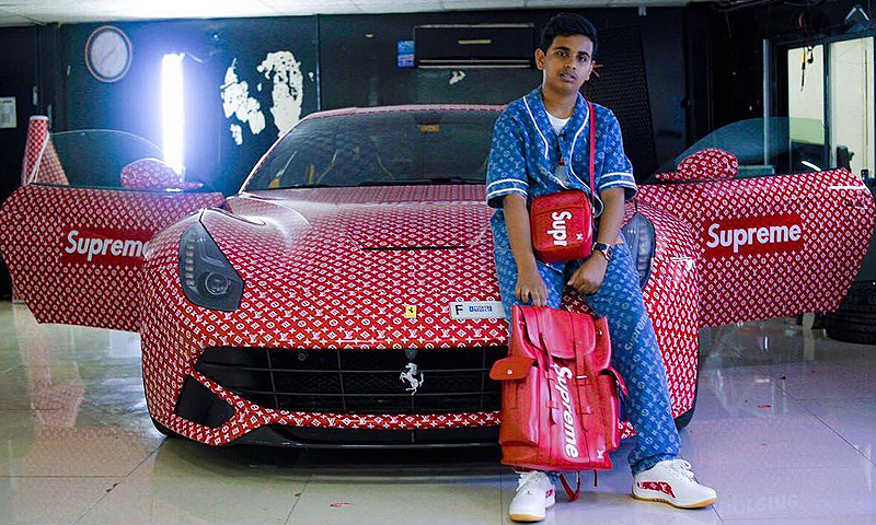 Money Kicks Is Back With A New Louis Vuitton Wrapped Ferrari