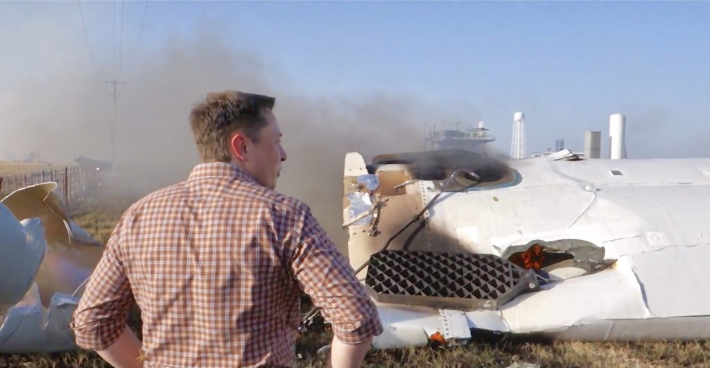 Elon Musk's SpaceX SN8 Explodes on Test Landing
