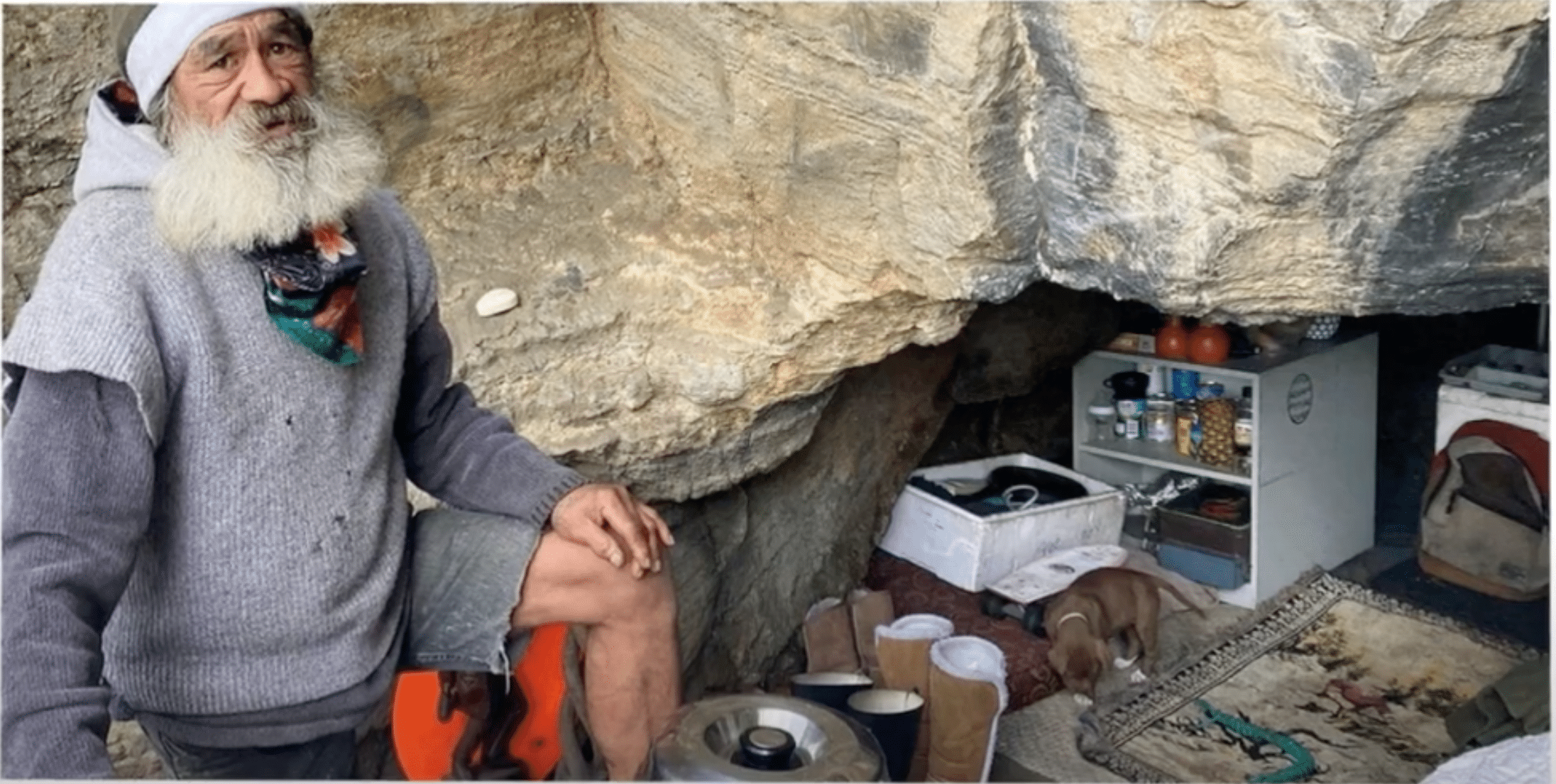 Homeless man to be evicted from cave