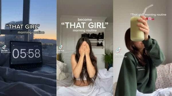 various 'That Girl' TikToks