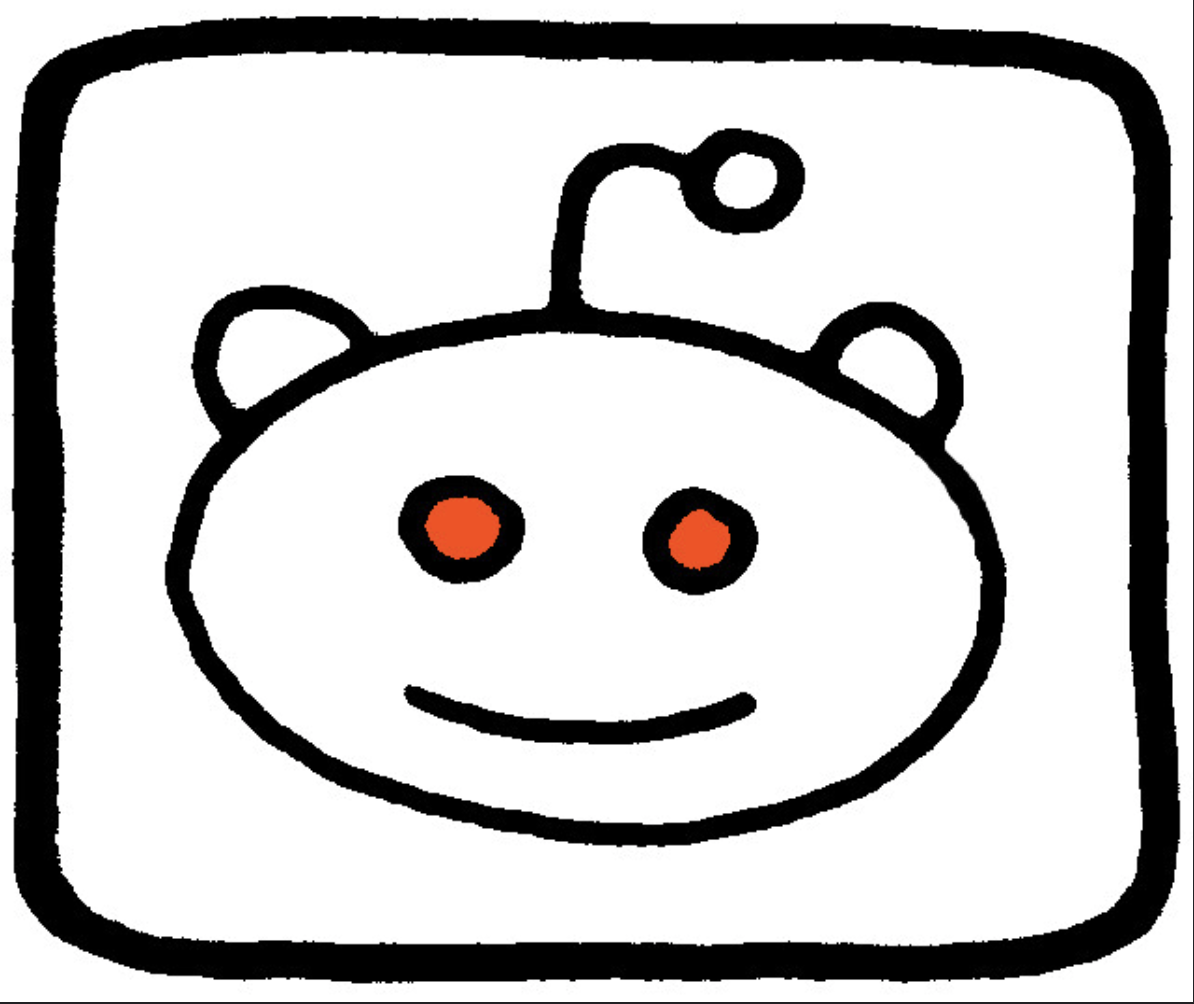 Reddit icon that users will see when they log on to Reddit.