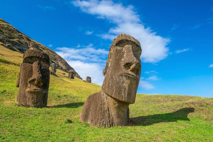 Moai stone face emoji
