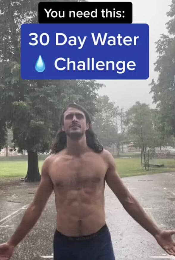 TikTok 30 day water challenge