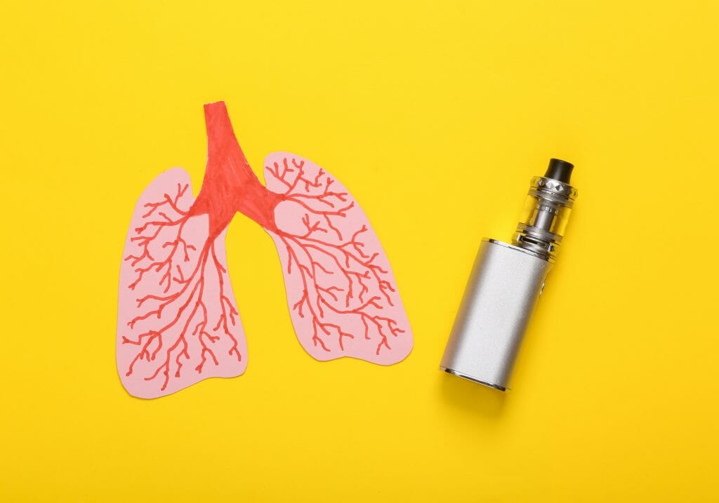 lungs and vaping