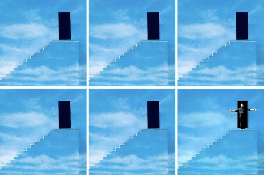 The Truman shows collage: liminal spaces