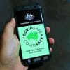 Australian Covid App on mobile phone
