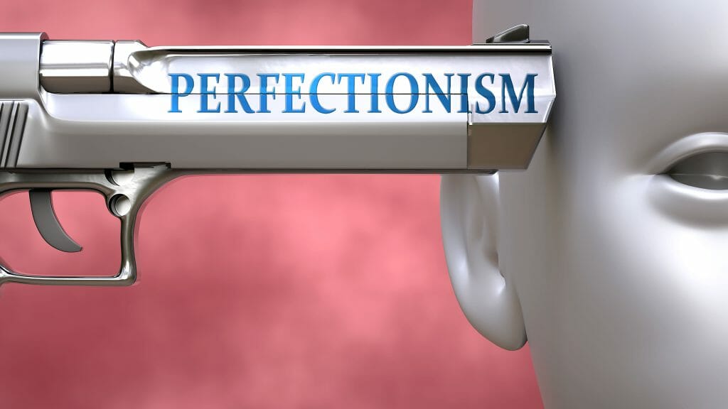 Perfectionism,Can,Be,Dangerous,-,Pictured,As,Word,Perfectionism,On