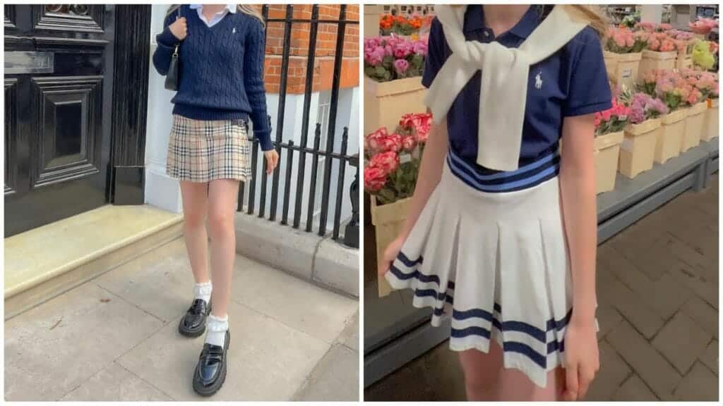 Preppy aesthetic TikTok