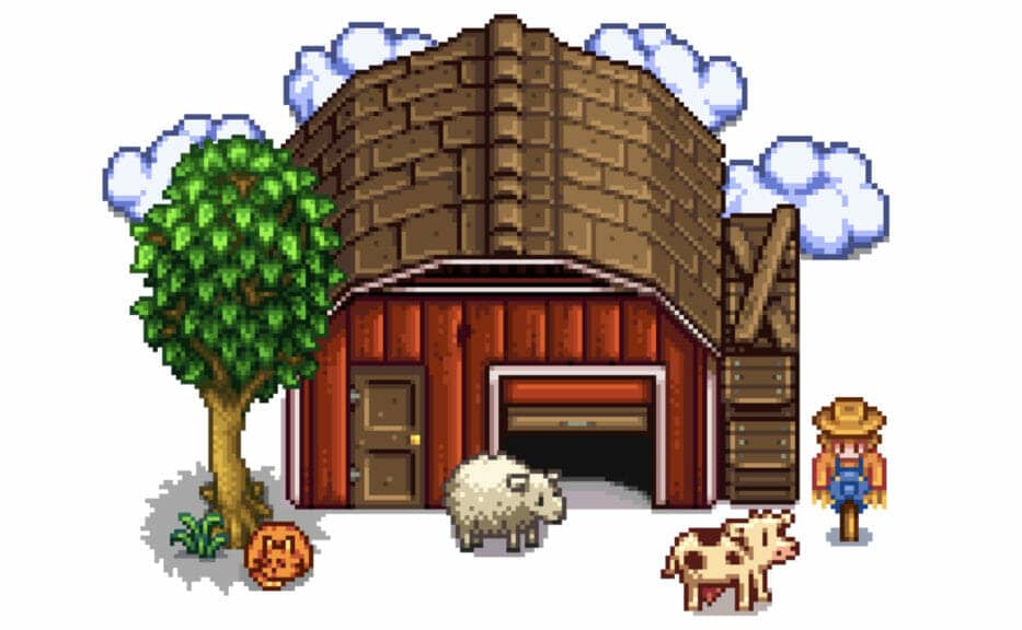 Farming games barn