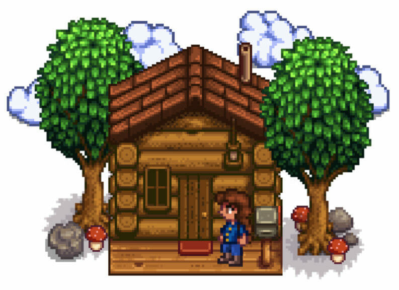 Farming games house