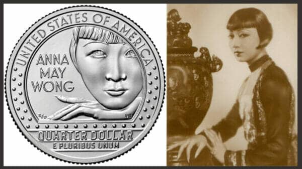 Anna May Wong quarter coin