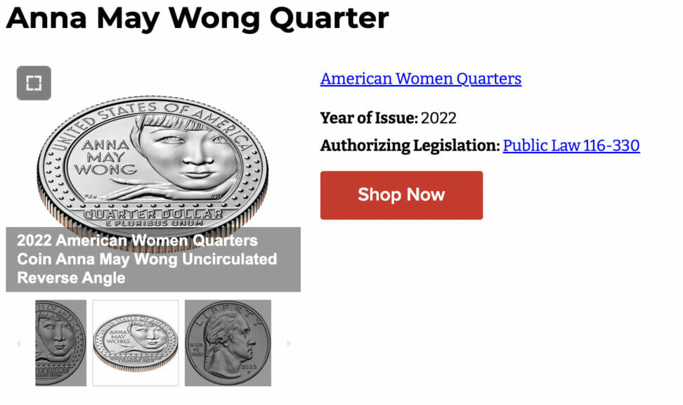 Anna May Wong Quarter