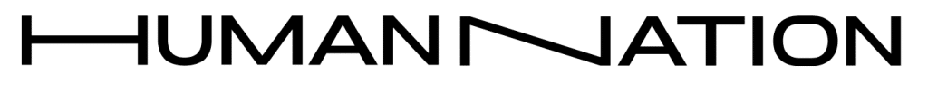 official logo of Human Nation genderless clothing brand