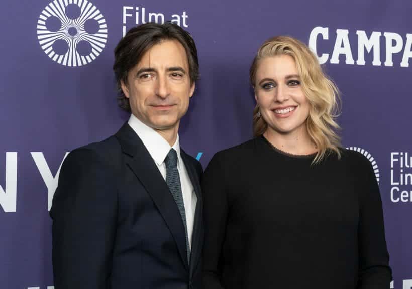 Noah Baumbach and Greta Gerwig at "White Noise" premiere.