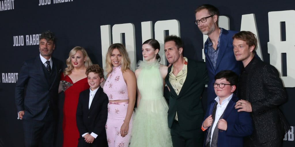 Cast of Jojo Rabbit on the red carpet(Cathy Hutchins/Shutterstock)
