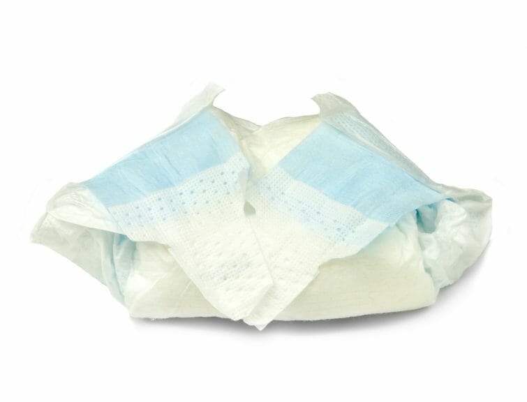 folded diaper