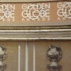 Golden Globes wall at the award show, a night where the nominees are celebrated.
