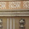 Golden Globes wall at the award show, a night where the nominees are celebrated.