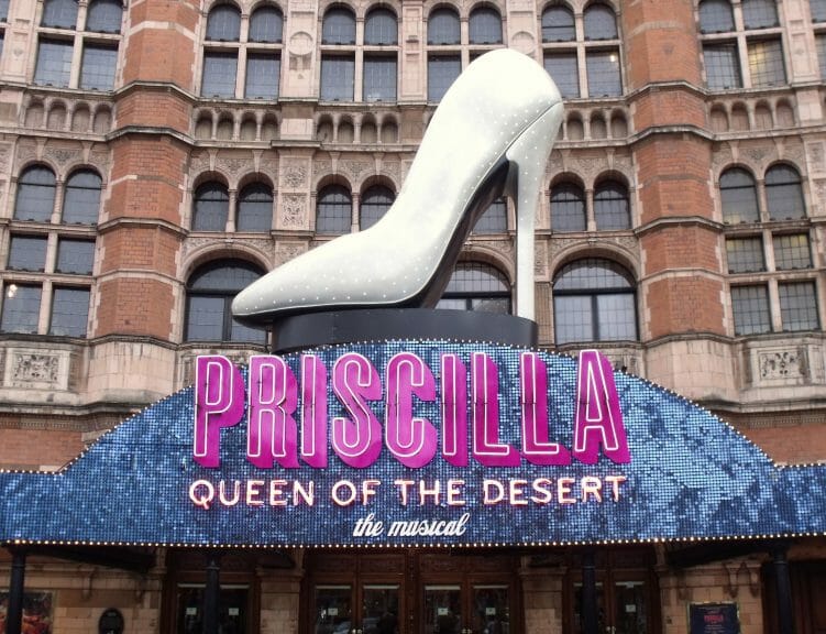 "Priscilla Queen of the Desert", a jukebox musical, theater.
