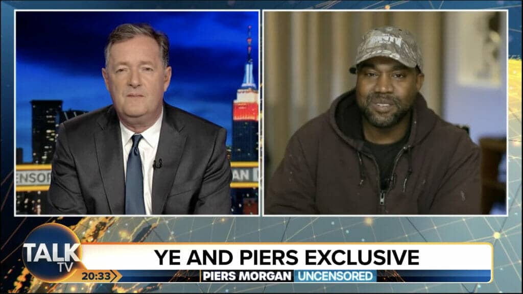 ye on talktv's piers morgan uncensored