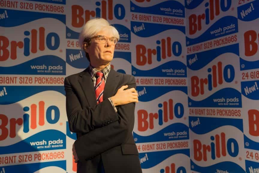 Andy Warhol, the subject of The Collaboration (Three Sixty Images/Shutterstock)