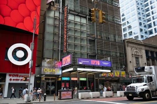 1776 revival theater on Broadway (Anne Czichos/Shutterstock)