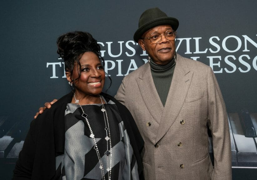 LaTanya Richardson Jackson and Samuel L. Jackson at Broadway premiere for revival of The Piano Lesson (Lev Radin/Shutterstock)