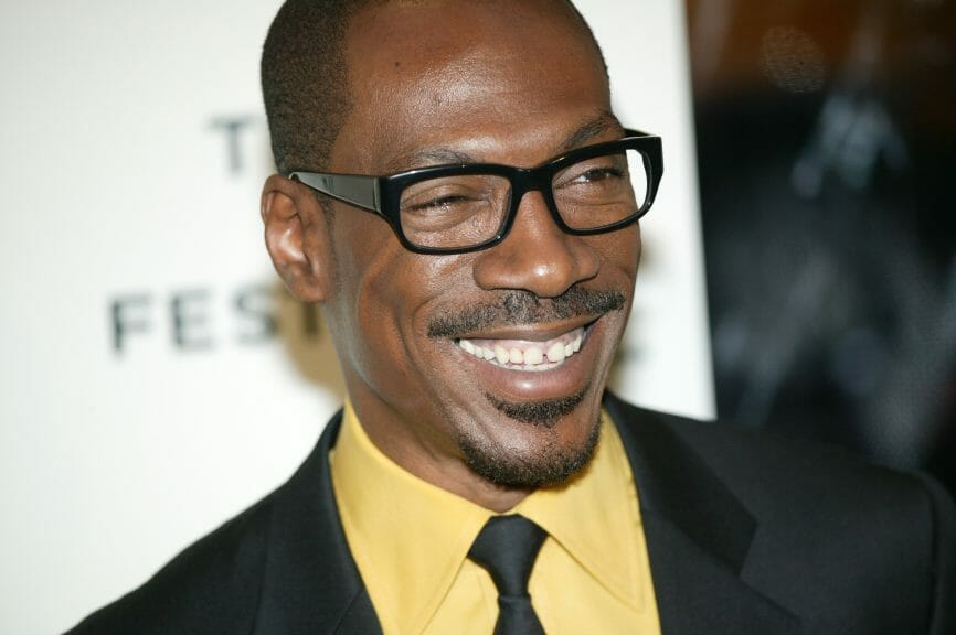 Eddie Murphy, recipient of Cecil B DeMille award at The Golden Globes (Nata Sha/Shutterstock)