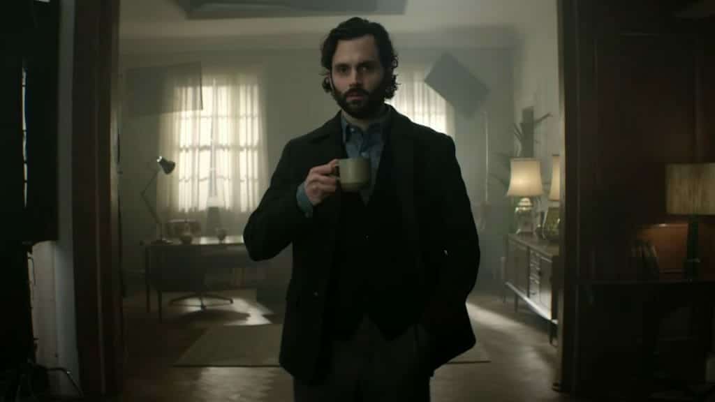 Penn Badgely donning his new professor persona