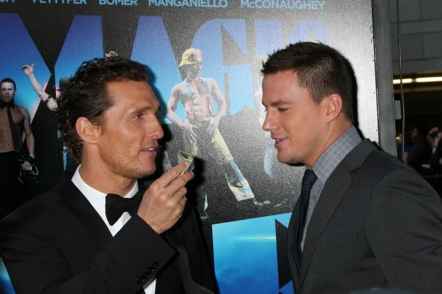 Matthew McConaughey and Channing Tatum at film premiere (Kathy Hutchins/Shutterstock)