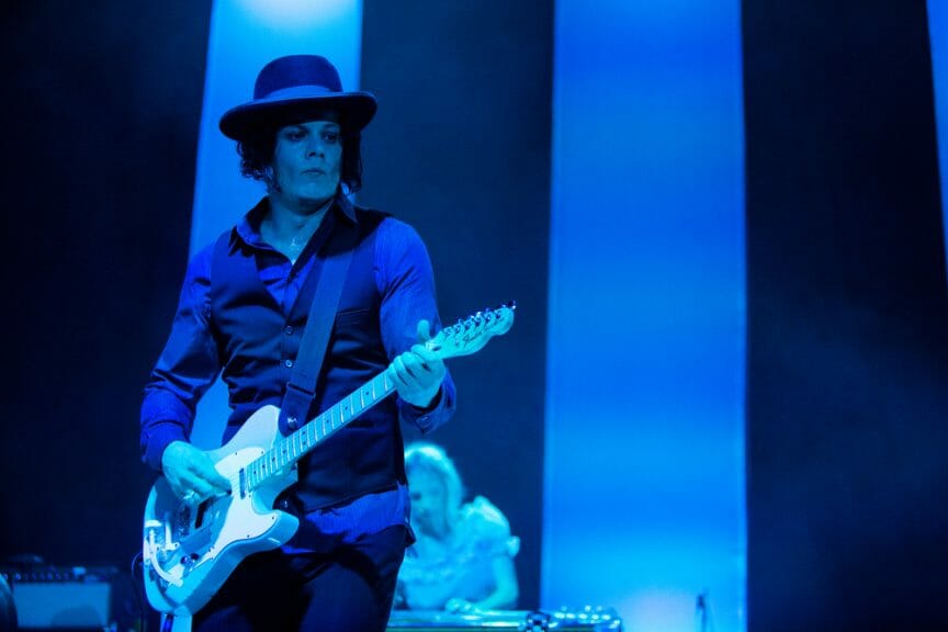 Jack White of The White Stripes performing (MPH photos/Shutterstock)