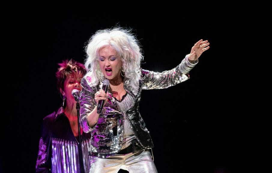Rock and Roll Hall of Fame nominee Cyndi Lauper performing (J.A. Dunbar/Shutterstock)