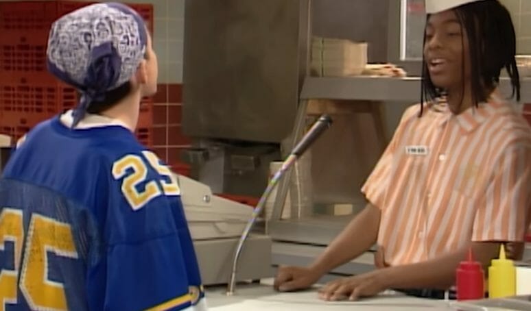 Kel Mitchell in original Good Burger sketch (Nickelodeon)