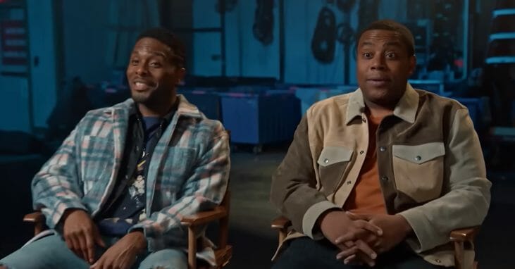 Kel Mitchell and Kenan Thompson in a Saturday Night Live sketch in 2022 (NBC)