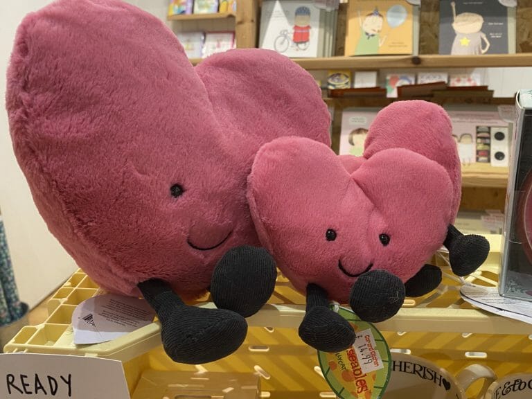 Valentine's Jellycats went viral on TikTok during February. Who wouldn't want this as a present? 
2 Jellycat pink hearts