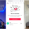 The image has three screenshots from TikToks - the first on the left is complaining about influencers bodychecking; the middle image is showing that TikTok bans 'bodychecking' and 'thinspo' from being searched; the last image is a body positivity creator celebrating her body