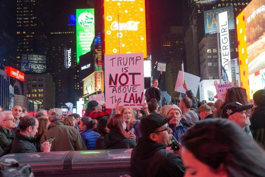 trump is not above the law