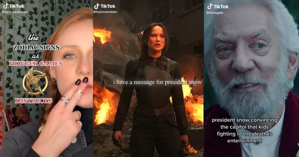 'The Hunger Games' is trending on TikTok