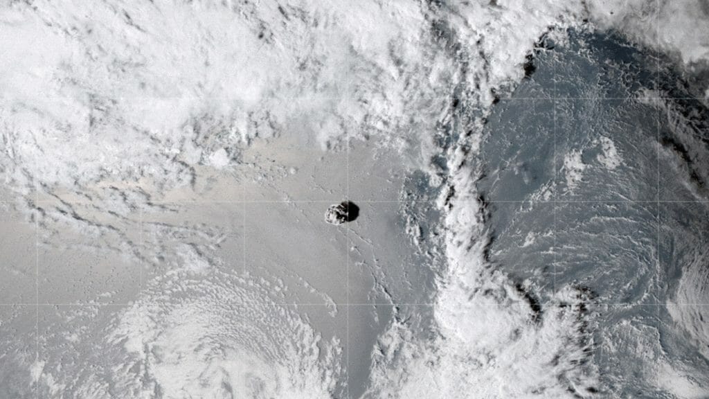 Tonga eruption