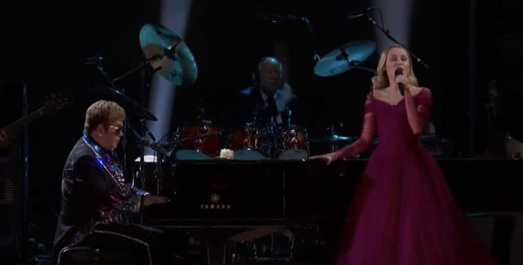 Elton John performing with Miley Cyrus (Elton John/Youtube)